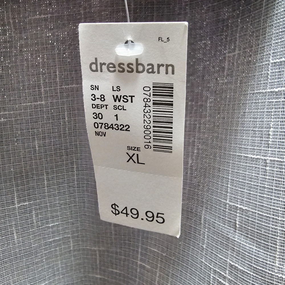 Westport Knit Blazer in Burgundy Multi New With Tags - Picture 9 of 9